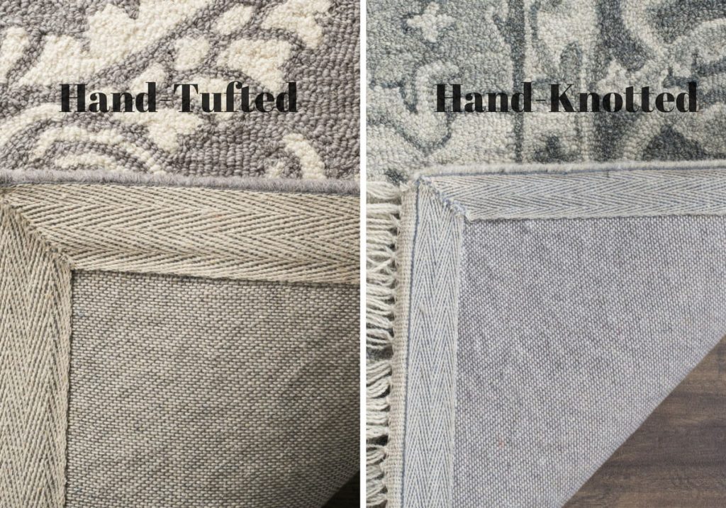 hand knotted vs hand tufted rugs